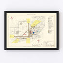 Vintage Map of Geiger field, 1952