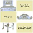Vendome - Antique Counter Height Chair (Set of 2) - White by HouseOfZazla