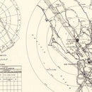 Vintage Map of the Hamilton Air Force Base Vicinity, 1951