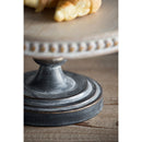 Wooden Display Stand With Beaded Trim - Black Brown by HouseOfZazla