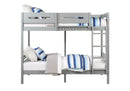 Edah - Twin Twin Bunk Bed - Gray by HouseOfZazla