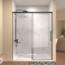 Frameless Single Sliding Shower Door by HouseOfZazla