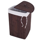 Corner Bamboo Hamper Laundry Basket by LJGDeals