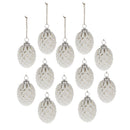 Glass Decorative Hanging Ball Christmas Tree Ornaments (Set of 12) by HouseOfZazla