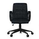 Brewer - Swivel Office Chair - Distressed Blue by HouseOfZazla