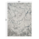 Geometrix - Contemporary Area Rug With Geometric 3D Effect
