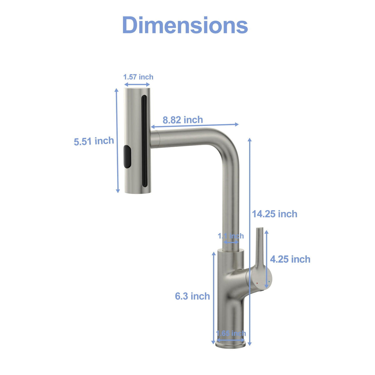 Drop-In Kitchen Sink With Pull-Out Faucet And Soap Dispenser, photo 17 of 20