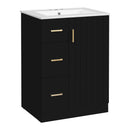 Bathroom Vanity With Under Mount Sink, 2 Drawers And Soft Closing Door by HouseOfZazla