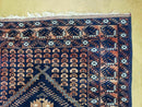3' 4" X 5' 6" Vintage Handmade Pakistan Balouchi Balouch Tribal Wool Rug Nice