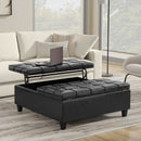 Harrison - Upholstered Coffee Table Storage Ottoman by Unique Piece Furniture