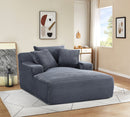 Cloudline - Oversized Chaise Lounge, Modern Comfy Couch With Full Foam Cushioning, Cozy Sleeper Sofabed by HouseOfZazla