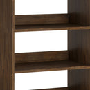 Chase - Tall Bookcase - Rustic Natural Aged Brown by HouseOfZazla