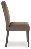 Jeshina - Dining Upholstered Side Chair (Set of 2) - Mocha by Unique Piece Furniture