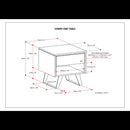 Lowry - Handcrafted End Table