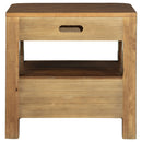 Verona - 2 Drawer Bedside Table With Hidden Storage - Walnut by HouseOfZazla