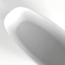 Soaking Bathtub, Freestanding, Solid Surface - Matte White by HouseOfZazla