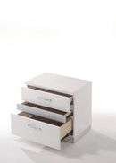 Naima II - High Gloss Nightstand - White
