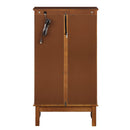 Curio Cabinet Lighted Curio Diapaly Cabinet With Adjustable Shelves And Mirrored Back Panel, Tempered Glass Doors (3 Tier), (E26 Light Bulb Not Included) by HouseOfZazla
