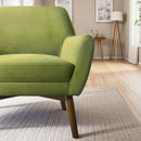 Panom Pistacho Velvet Accent Chair