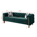 Chesterfield - Modern Tufted Living Room Sofa, 84.25''W Couch by HouseOfZazla