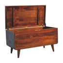 Curved Blanket Box - Chestnut by HouseOfZazla