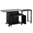 Foldable Outdoor Prep Station BBQ Cart Patio Dining Cart by HouseOfZazla