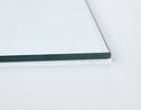 Tempered Clear Glass Top 80CM Square Dining Table