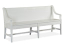Heron Cove - Bench With Back - Chalk White