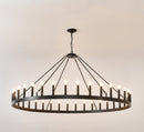 59.1 Inch 36-Light Wagon Wheel Chandelier by HouseOfZazla