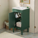 18" French Style Bathroom Cabinet with Storage