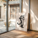 Purrpare for Trouble – Cowboy Cat Sheriff Print