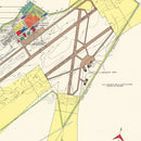Vintage Map of McGhee-Tyson Airport, 1952