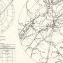 Vintage Map of the McGhee-Tyson Airport Vicinity, 1952