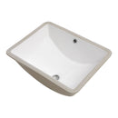 Modern Ceramic Undermount Bathroom Sink With Overflow, High Quality by HouseOfZazla