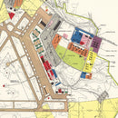 Vintage Map of Mc Guire Air Force Base, 1952