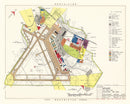 Vintage Map of Mc Guire Air Force Base, 1952