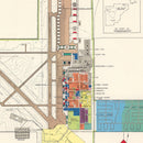 Vintage Map of Smoky Hill Air Force Base, 1951