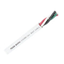 Pacer Round 4 Conductor Cable - 100 - 16/4 AWG - Black, Green, Red  White