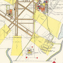 Vintage Map of Minneapolis St. Paul International Airport, 1951