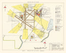 Vintage Map of Minneapolis St. Paul International Airport, 1951