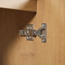 Double Sink Bathroom Vanity Soft Close Doors, Divided Drawers, Wall Mounted - Wood by HouseOfZazla
