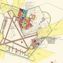 Vintage Map of New Castle Municipal County Airport, 1951