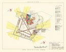 Vintage Map of New Castle Municipal County Airport, 1951