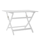 Blissique Outdoor Foldable Wood Dining Table With Slat Design