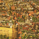 Vintage Map of Harrisburg, Pennsylvania 1855