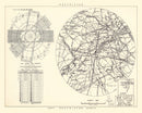 Vintage Map of the New Castle Municipal County Airport Vicinity, 1951