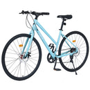 7 Speed Hybrid Bike Disc Brake 700C Road Bike for Men & Women
