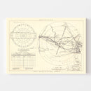 Vintage Map of the Oxnard Air Force Base " Camarillo California Vicinity, 1951