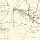 Vintage Map of the Oxnard Air Force Base " Camarillo California Vicinity, 1951