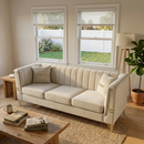 FX-P82B-BE (834-3 Sofa) Velvet 3-Seater Sofa by HouseOfZazla